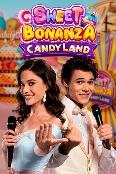 Sweet Bonanza Candyland live game with sweet symbols