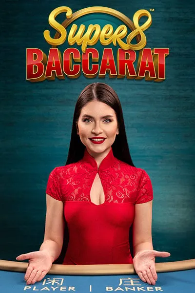 Super 8 Baccarat live table for casino players